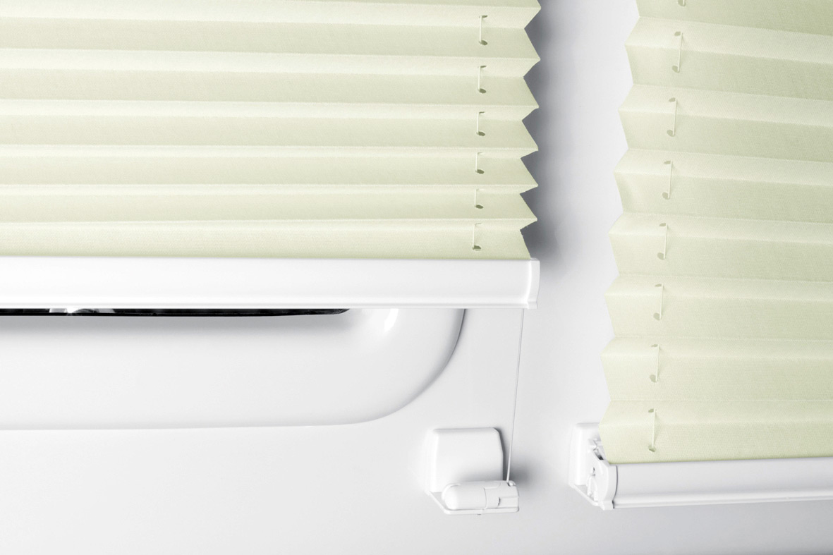 Pleated blind for boats